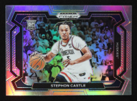 Stephon Castle 2024-25 Panini Prizm Draft Picks Variation Prizms Silver #17 RC at PristineAuction.com