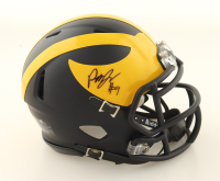Rod Moore Signed Michigan Wolverines Speed Mini Helmet (Schwartz) at PristineAuction.com