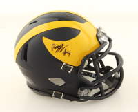 Rod Moore Signed Michigan Wolverines Speed Mini Helmet (Schwartz) at PristineAuction.com