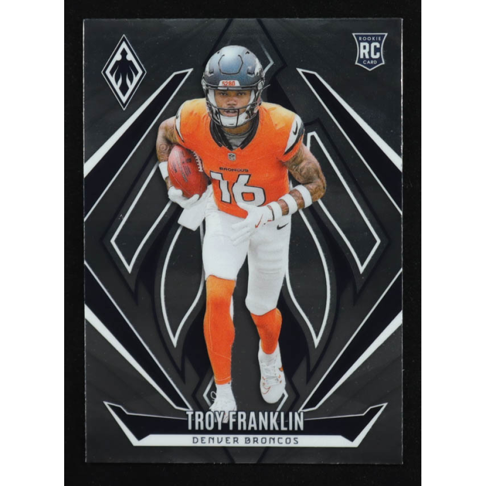 Troy Franklin 2024 Panini Phoenix Hyper #244 RC at PristineAuction.com