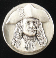 Mutiny Metals "Captain Kidd" 1 Ounce .999 Fine Silver Bullion Round at PristineAuction.com