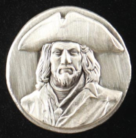 Mutiny Metals "Capt. Black Bart" 1 Ounce .999 Fine Silver Bullion Round at PristineAuction.com