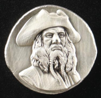 Mutiny Metals "Capt. Black Beard" 1 Ounce .999 Fine Silver Bullion Round at PristineAuction.com