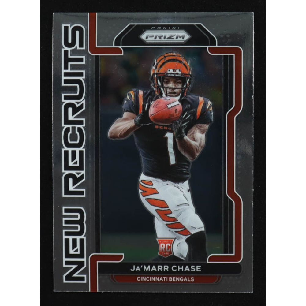 Ja'Marr Chase 2021 Panini Prizm New Recruits #7 RC at PristineAuction.com