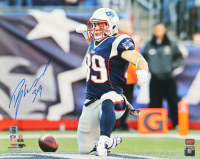 Danny Woodhead Signed Patriots 16x20 Photo (YSMS) at PristineAuction.com