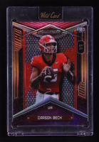 Carson Beck 2024 Wild Card Allumination RC #1/5 at PristineAuction.com