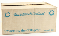 1990 Collegiate Collection Notre Dame Fighting Irish All-Time Greats 1st Edition Football - Full Case of (20) Wax Boxes at PristineAuction.com