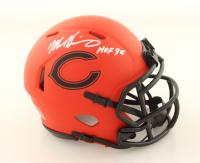 Mike Singletary Signed Bears Rave Alternate Speed Mini Helmet Inscribed "HOF 98" (Schwartz) at PristineAuction.com