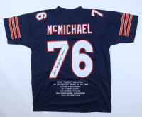 Steve McMichael Signed Career Highlight Stat Jersey Inscribed "Bears" (JSA) at PristineAuction.com