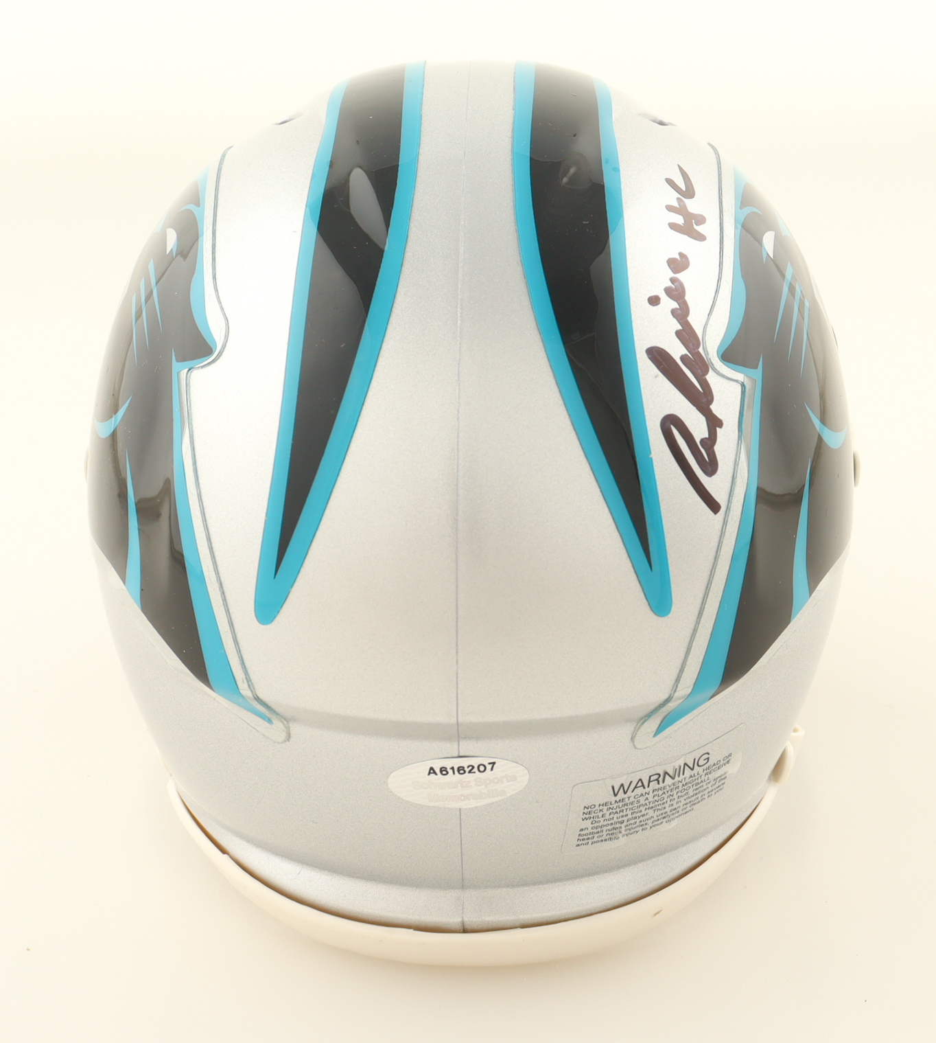 Ron Rivera Signed Panthers Speed Mini Helmet Inscribed "HC" (Schwartz) at PristineAuction.com Ron Rivera Signed Panthers Speed Mini Helmet Inscribed "HC" (Schwartz) at PristineAuction.com