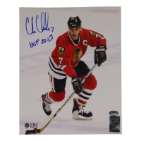 Chris Chelios Signed Blackhawks 8x10 Photo Inscribed "HOF 2013" (Schwartz) at PristineAuction.com