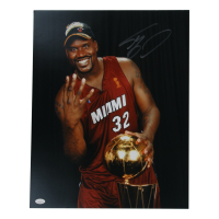 Shaquille O'Neal Signed Heat 16x20 Photo (JSA) at PristineAuction.com