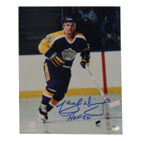 Marcel Dionne Signed Kings 8x10 Photo Inscribed "HOF 92" (Schwartz) at PristineAuction.com