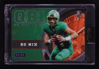 Bo Nix 2023 Wild Card On The Clock Green RC #24/50 at PristineAuction.com