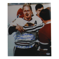 Bobby Hull Signed Blackhawks 8x10 Photo Inscribed "HOF 1983" (Schwartz) at PristineAuction.com