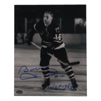 Bobby Hull Signed Blackhawks 8x10 Photo Inscribed "HOF 1983" (Schwartz) at PristineAuction.com