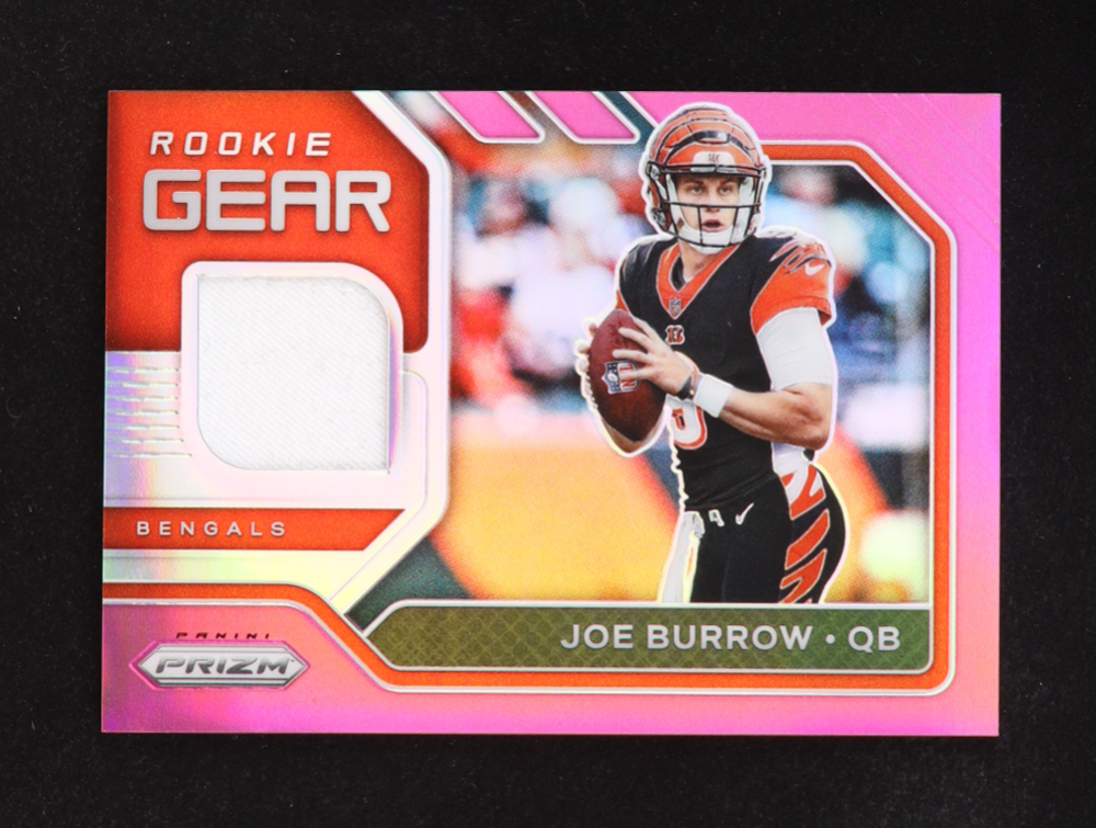 Joe Burrow 2020 Panini Prizm Rookie Gear Pink #1 RC