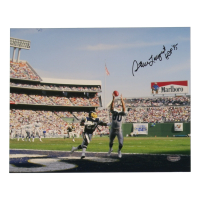 Steve Largent Signed Seahawks 8x10 Photo Inscribed "HOF 95" (Schwartz) at PristineAuction.com