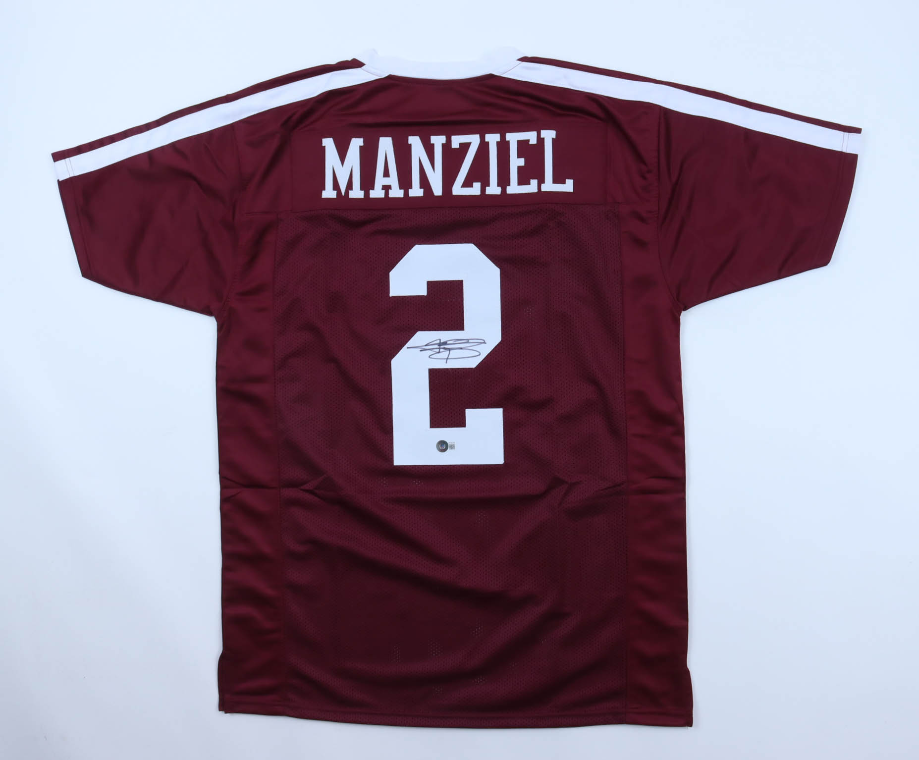 Johnny Manziel Signed Jersey (Beckett) at PristineAuction.com Johnny Manziel Signed Jersey (Beckett) at PristineAuction.com