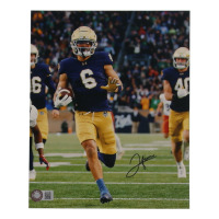 Jordan Faison Signed Notre Dame Fighting Irish 8x10 Photo (Schwartz) at PristineAuction.com