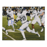 Jalen Watts Jackson Signed Michigan State Spartans 8x10 Photo Inscribed "Rangers 4:10" & "Go Green!!" (Schwartz) at PristineAuction.com