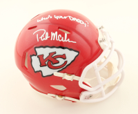 Patrick Mahomes Sr. Signed Chiefs Full-Size Speed Helmet Inscribed "Who's Your Daddy?" (Schwartz) at PristineAuction.com