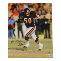 Mike Singletary Signed Bears 16x20 Photo Inscribed "HOF 98" (Schwartz) at PristineAuction.com