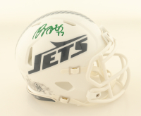 Davante Adams Signed Jets Salute to Service Alternate Speed Mini Helmet (Beckett) at PristineAuction.com