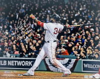 David Ortiz Signed LE Red Sox 16x20 Photo Inscribed "HOF 22", "Boston Strong" & "3X WS Champs" (MLB & Fanatics & Ortiz) at PristineAuction.com