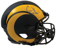 Cooper Kupp Signed Rams Full-Size Authentic On-Field Eclipse Alternate Speed Helmet (Fanatics) at PristineAuction.com
