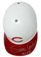 Pete Rose Signed Reds Full-Size Throwback Batting Helmet Inscribed "4256" (PSA) at PristineAuction.com