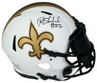 Rashid Shaheed Signed Saints Full-Size Authentic On-Field Lunar Eclipse Alternate Speed Helmet with Custom Visor (Beckett) at PristineAuction.com