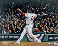David Ortiz Signed LE Red Sox 16x20 Photo Inscribed "HOF 22", "Boston Strong" & "3X WS Champs" (MLB & Fanatics & Ortiz) at PristineAuction.com