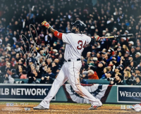 David Ortiz Signed LE Red Sox 16x20 Photo Inscribed "HOF 22", "Boston Strong" & "3X WS Champs" (MLB & Fanatics & Ortiz) at PristineAuction.com