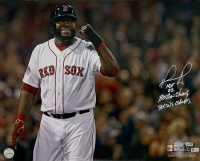 David Ortiz Signed LE Red Sox 16x20 Photo Inscribed "HOF 22", "Boston Strong" & "3X WS Champs" (MLB & Fanatics & Ortiz) at PristineAuction.com