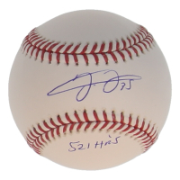 Frank Thomas Signed OML Baseball Inscribed "521 HRs" (Schwartz) at PristineAuction.com