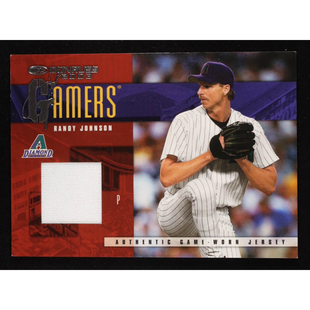 Randy Johnson 2003 Donruss Gamers #7 #377/500 at PristineAuction.com