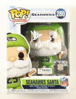 Steve Largent Signed Seahawks #280 Seahawks Santa Funko Pop! Vinyl Figure Inscribed "HOF 95" (Schwartz) at PristineAuction.com