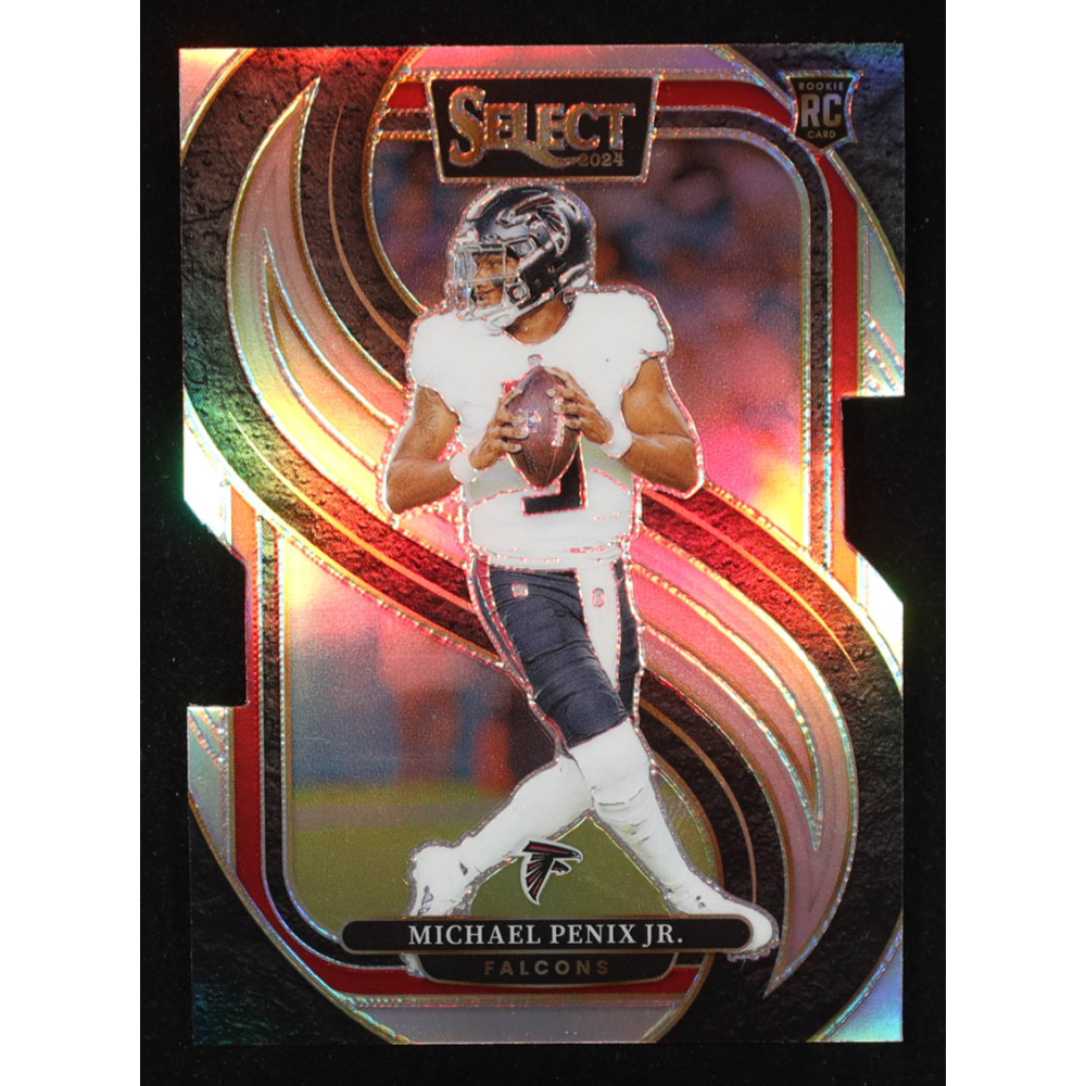 Michael Penix Jr. 2024 Select Prizm Silver Die Cut #110 RC at PristineAuction.com