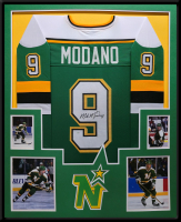 Mike Modano Signed Custom Framed Jersey Display (OKAuthentics) at PristineAuction.com