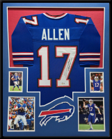 Josh Allen Signed Custom Framed Jersey Display (Beckett) at PristineAuction.com