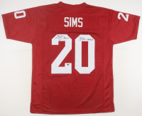 Billy Sims Signed Jersey Inscribed "78 Heisman" (Schwartz) at PristineAuction.com