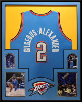 Shai Gilgeous-Alexander Custom Framed Jersey Display at PristineAuction.com
