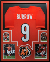 Joe Burrow Custom Framed Jersey Display at PristineAuction.com