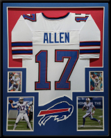 Josh Allen Custom Framed Jersey Display at PristineAuction.com