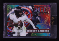 Shedeur Sanders 2024 Wild Card On The Clock Rainbow RC #4/8 at PristineAuction.com