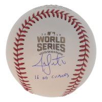 Jon Lester Signed 2016 World Series Logo Baseball Inscribed "16 WS Champs" (Schwartz) at PristineAuction.com