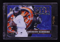 Shedeur Sanders 2024 Wild Card On The Clock Blue RC #8/18 at PristineAuction.com