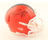 Joe Thomas Signed Browns Speed Mini Helmet (Schwartz) at PristineAuction.com