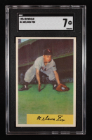 Nellie Fox 1954 Bowman #6 (SGC 7) at PristineAuction.com